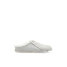 Birkenstock, Sko, Dame, Beige, 39 EU, Læder, Zermatt Premium Hjemmesko