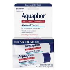 Aquaphor, Healing Skin Advanced Therapy Unscented Ointment, 0.35 Oz (Count Of 2)