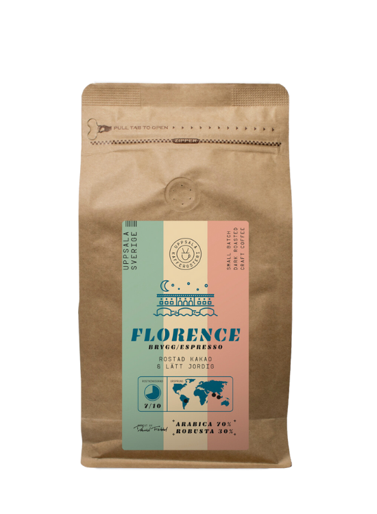 Uppsala kafferosteri Florence kaffebönor: 500g