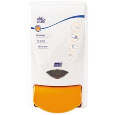 Sæbedispenser væg Deb, Manuel, gul, 1000 ml,