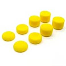 8Pcs Silicone Thumb Stick Joystick for Nintendo Switch for PS4 for PS5 Controller Replacement Accessories (Yellow)