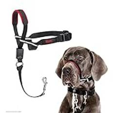 HALTI Optifit Kopfgeschirr, Größe Groß - Verhindert, dass Ihr Hund an der Leine zieht, Einfache Anpassung, Leicht, mit gepolstertem Nasenriemen, Anti-Zug-Halsband für große Hunde