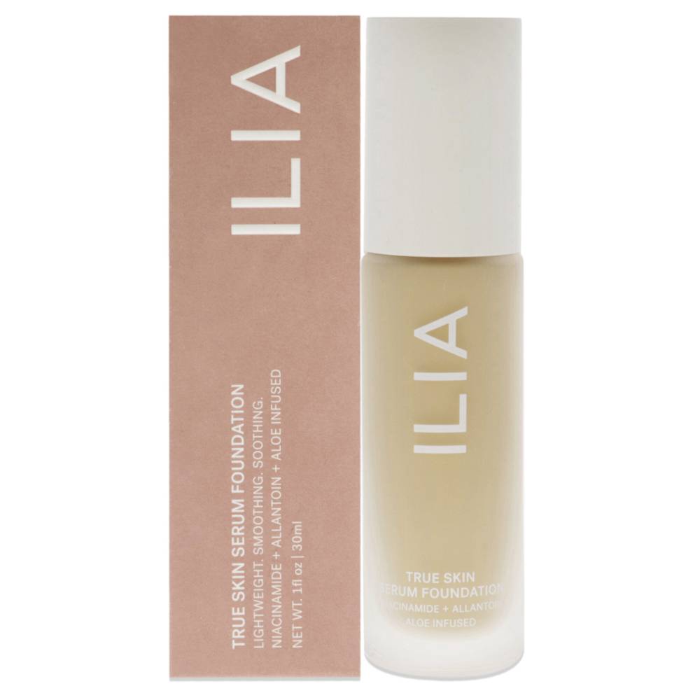 ILIA - True Skin Serum Foundation | Icke-komedogen, Cruelty-Free, Vegan, Viktlös Känsla, Byggbar Täckning, Säker För Känslig Hy (Cozumel SF1.75