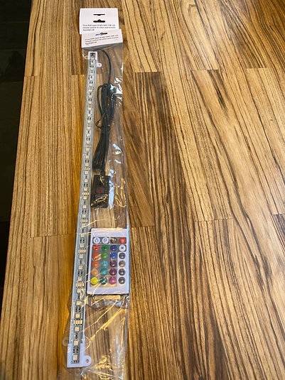 Aqualight RGB LED lys Alubar - 51cm 10W - (16 farver) Aqualight