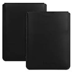 HoYiXi Universellt Fodral för 6,8 Tum E-bokläsare - Kompatibel Med Paperwhite/Colorsoft/Signature Edition 2024 & 2021, Kobo Clara HD, PocketBook, Tolino, Sony - Läderstativ