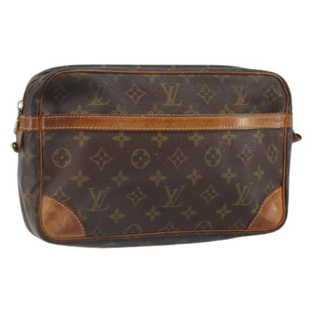 Louis Vuitton Vintage Pre-owned Canvas Clutch - Vintage - Dame - Brun - ONE SIZE -