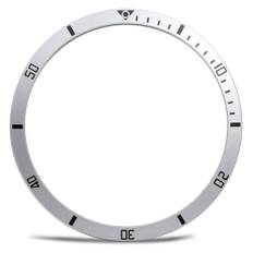 Samsung Galaxy Watch7/6/5/4 - 44mm - Selvklæbende metal urskive beskytter - Sølv