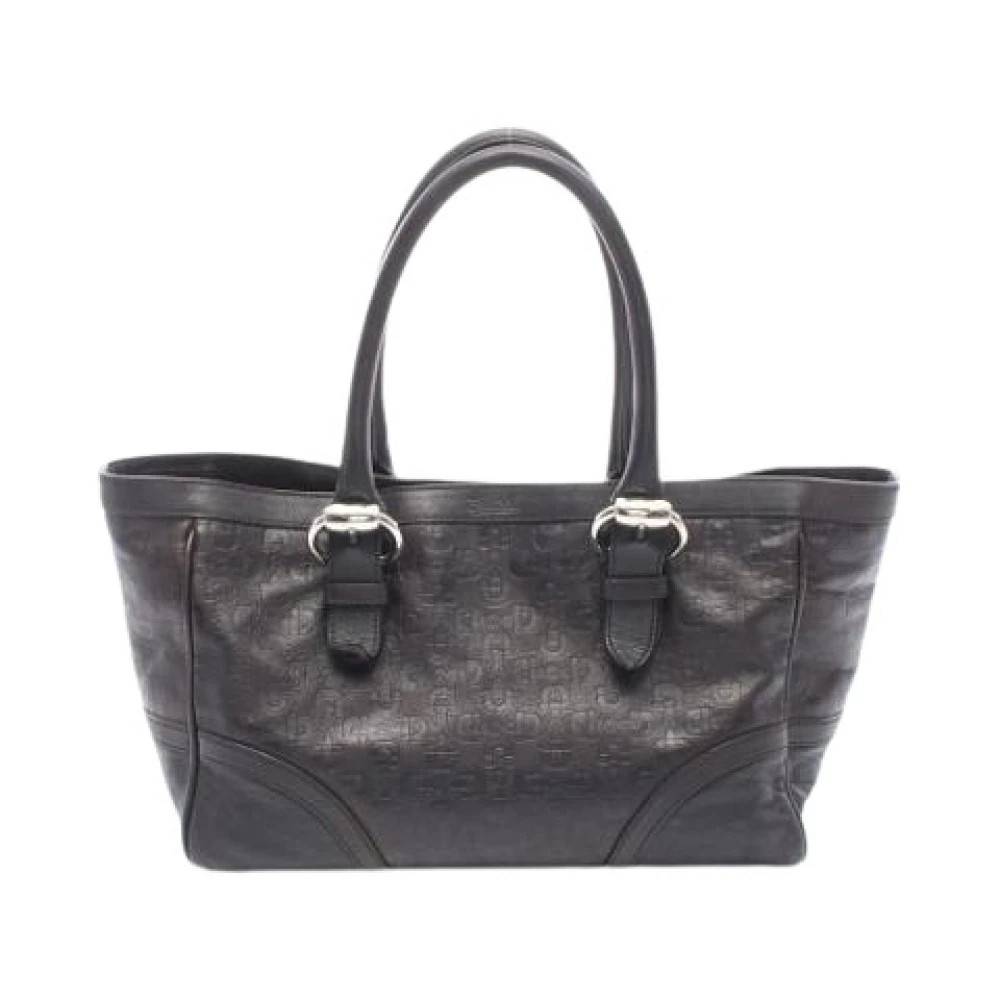 Gucci Vintage - Pre-owned Vintage Leather Tote Bag Vintage - Dam - ONE Size - Läder