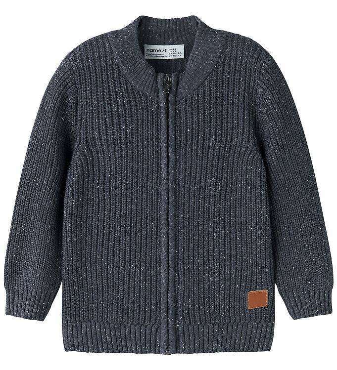 Name It Cardigan - Stickad - NmmNorman - Ombre Blue - Name It - 4 år (104) - Cardigan