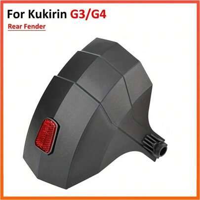 Kukirin G3/G4 elscooter baktillbehör, Kukirin scooter bak reservdelar - Svart (Kukirin G3/G4 bakskärmssats)
