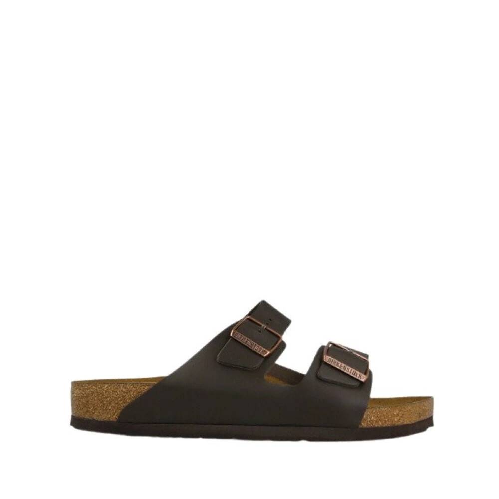 Birkenstock Arizona Natural Leather Sandaler - Sko - Herre - Brun - 43 EU - Uld