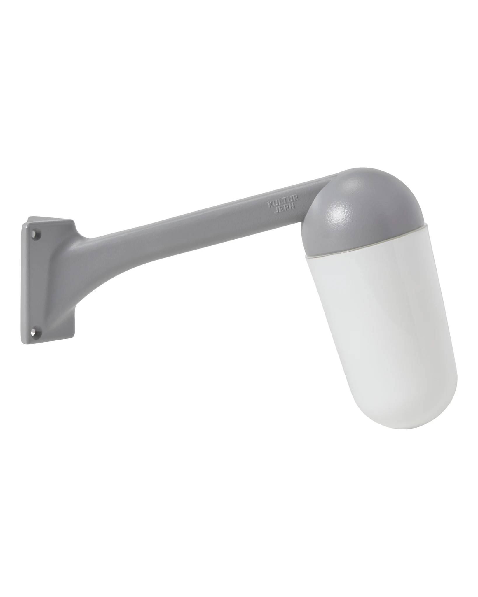 Halvglob L28 15gr Hörn GRÅ Stallglas Opal