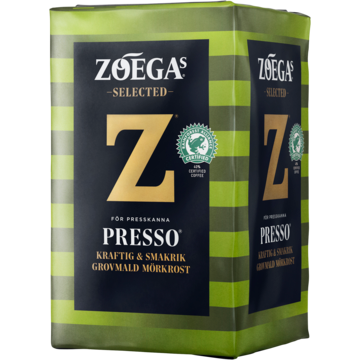 Bryggkaffe Zoegas Presso Mörkrost 450g