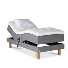 Vaxholm ställbar sängpaket 90x200 cm fast