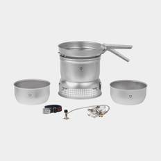 Gaskök Trangia 27 Small, 2100 W + 2 kittlar, 1 stekpanna i DS / Duossal 2.0-laminat + vindskydd i UL / UltraLight-aluminium + griptång + rem, + Power Gas (230 gram)