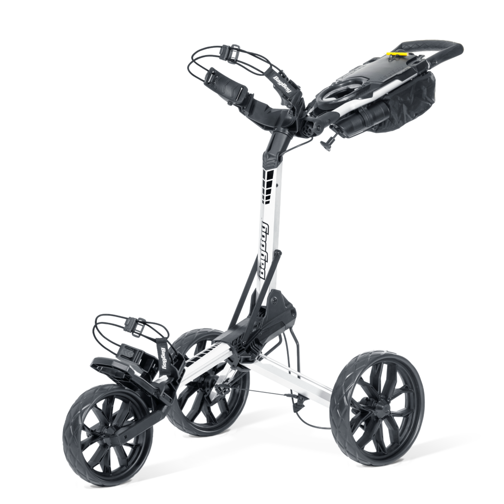 BagBoy Slimfold Auto-Open Push Cart WHITE/BLACK (USEX (ONE SIZE))