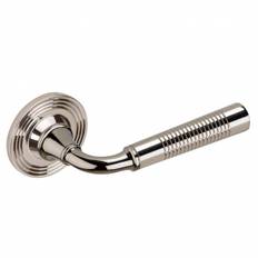 Dørhåndtag  Indendørs / Udendørs  Blank nikkel 111 mm (P6057)