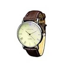 Klockor män armbandsur kvarts klocka herrklocka kvartsklocka sportklocka utomhusklocka klocka för män 2022 män mode militärklockor lyx enkel affärs mode läder kvarts armbandsur unisex, Tc,