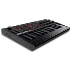 Akai MPK Mini MK3, 25 taster, Knapper, Dreje, Sort, Sort, USB, 318 mm