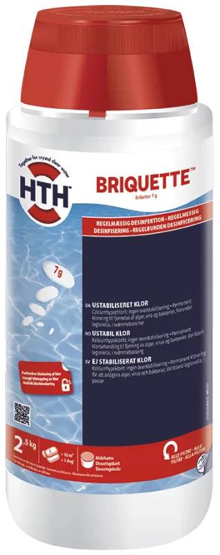 Day tabs / Briquette 2,5kg Saniklar / HTH