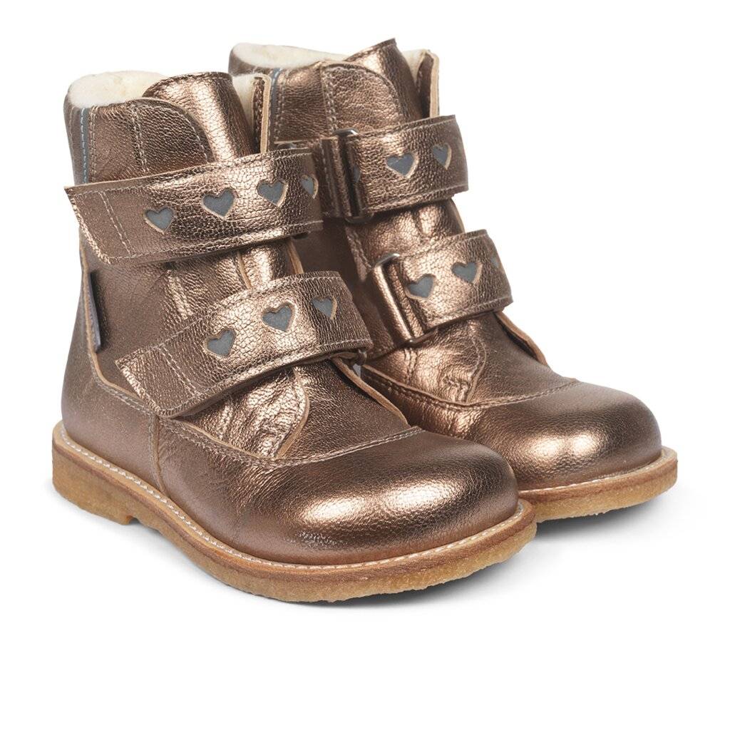 TEX-støvle m. velcro og refleks, Makeup Shine - 23