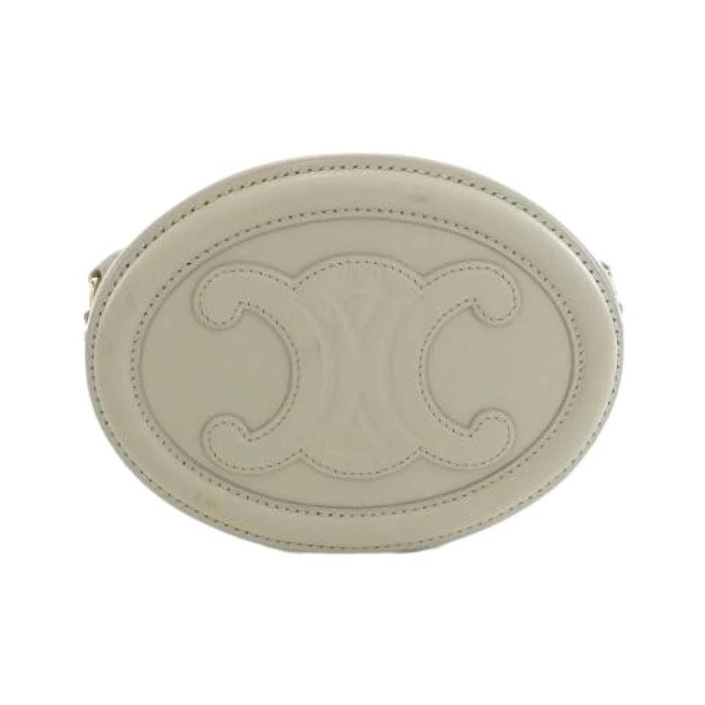 Celine Vintage - Pre-owned Cross Body Oval Väska Kalvläder Axelremsväska Vintage - Dam - ONE Size - Läder