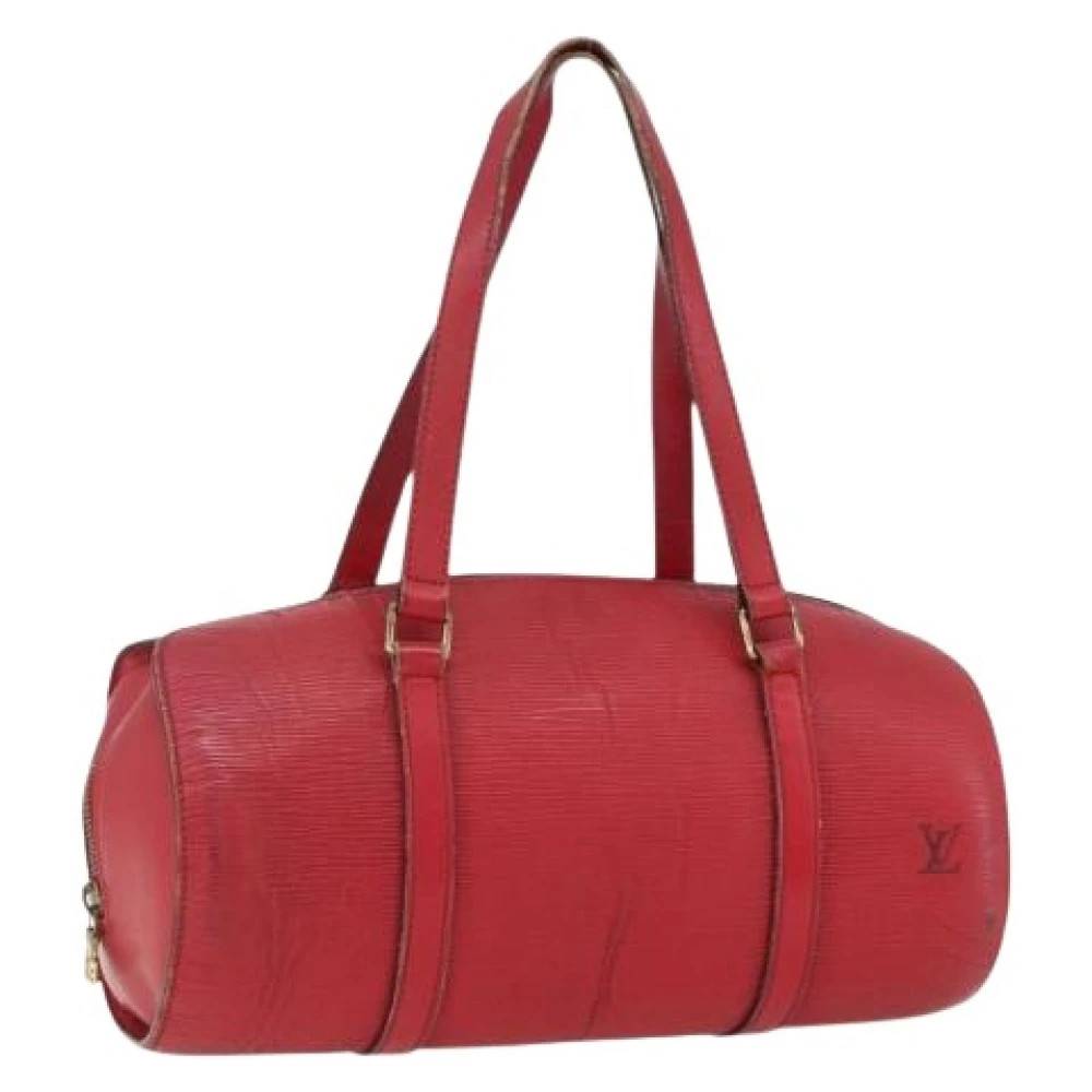 Louis Vuitton Vintage Pre-owned Vintage Læder Håndtaske - Vintage - Dame - Rød - ONE SIZE - Læder