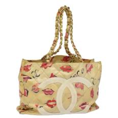 Chanel Vintage, Pre-owned, Dame, Flerfarvet, ONE SIZE, Tyl, Pre-owned Vinyl totes