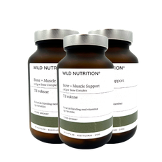 3 x Wild Nutrition Food-Grown Bone + Muscle Support (90 kaps)