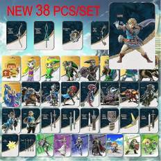 38 stk Nfc Amiibo kort til legenden om Zelda Breath Of The Wild Tears Of The Kingdom Linkage Card[HK]