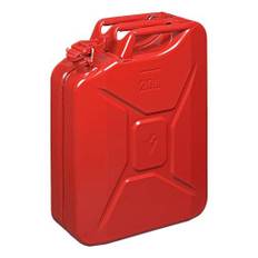 Jerry can 20L metallröd UN- & TüV/GS-godkänd