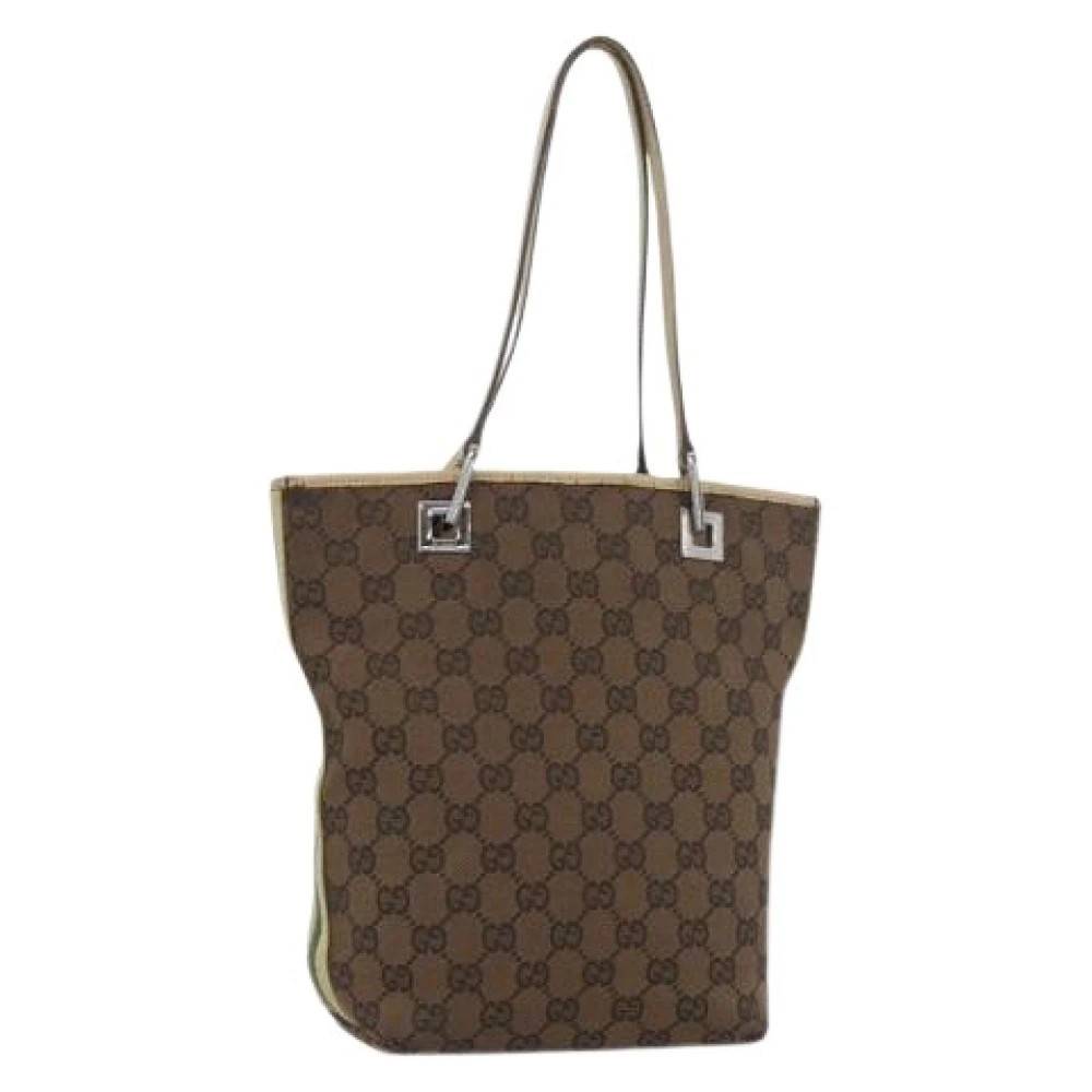 Gucci Vintage Pre-owned Vintage Tote Bag - Vintage - Dame - Brun - ONE SIZE - Uld