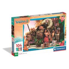 Disney Vaiana Moana 104 Bitar Super Color Pussel multifärg