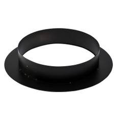 Metalbestos skorsten uØ 180mm murad genomföring, 50mm fläns svart
