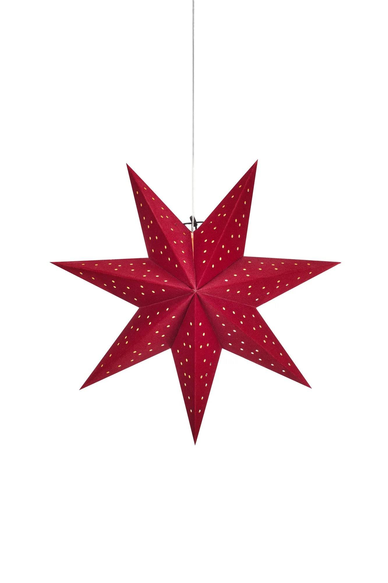 Blink Julstjärna Röd 45 cm