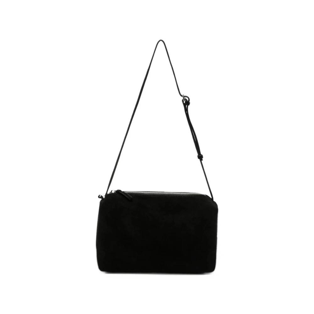 LOW CLASSIC Suede Caramel Box Bag - Tasker - Dame - Sort - ONE SIZE - Suede