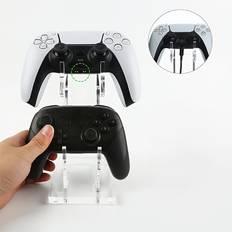 TEMU 1pc Acrylic Universal Game Controller Stand For Ps4/ Ps5/ps3//switch Controller Desktop Monitor Storage Stand