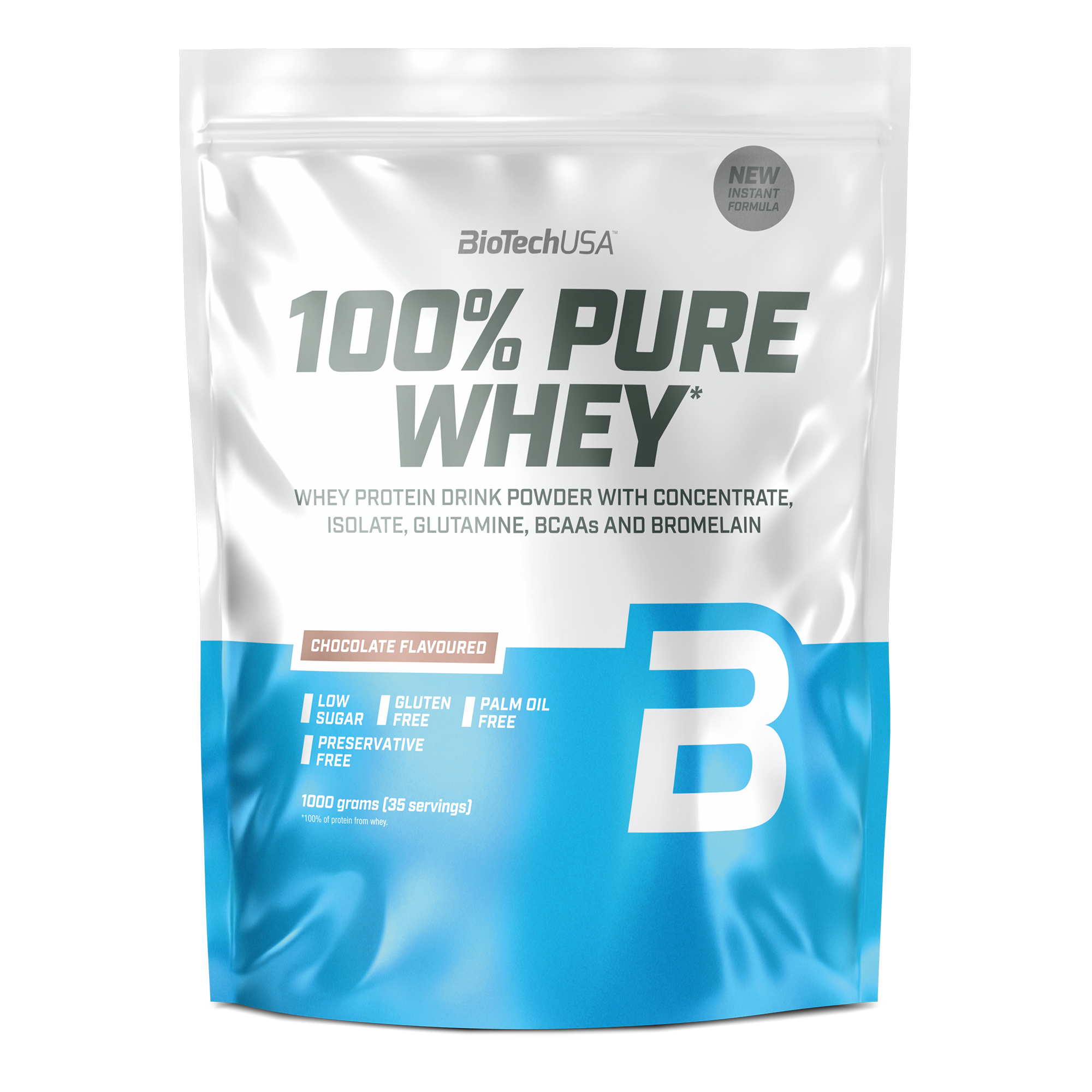 BioTechUSA Pure Whey (1kg) - Chocolate - Proteinpulver