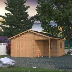 Garage Palmako Roger 21,9 m2 med Slagport