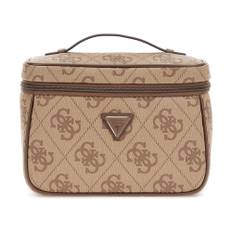 Guess, Tasker , Dame, Brun, ONE SIZE, Berta Toiletry Train Latte Logo/Brown