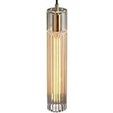 Ceiling lamp Ljuskronor, Kristallkrona Kristallkrona Modern Koppar Kristallkrona - Restaurang Tak Ljuskrona Bar Bedside Sovrum Garderob Enkelhuvud Lång linje Liten ljuskrona Taklampa(pendant lamp