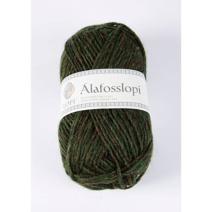 Ístex Álafosslopi 100g - Istex Alafosslopi Cypress Green Heather 9966 - IstexAlafosslopiCypressGreenHeather9966