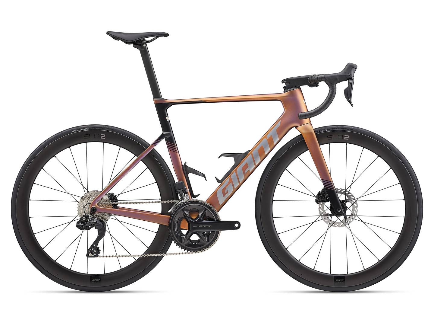 Giant Propel Advanced 1 Racercykel Meteor Storm, Str. L - Brun (L)