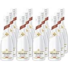 Henkell Sekt Blanc de Blancs Trocken Piccolo (12 x 0,2 l) - Fruchtig-frischer Sektgenuss in praktischer Kleinflasche, feinprickelnd und Vegan