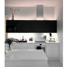LED-listpaket Bänkbelysning AGGE - Svart profil, 4000K / 200 cm