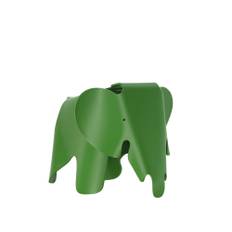 Vitra - Eames Elephant Outdoor, Dark Lime, Dyed-through polypropylene, matt finish - Stole til børn - Charles & Ray Eames - Grøn - Plast