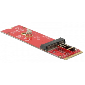 Converter M.2 Key M male > M.2 Key E slot for USB and PCIe modules
