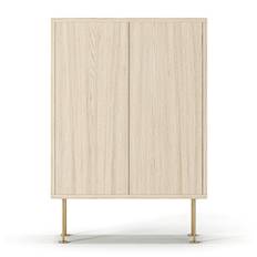 Decotique Vogue 64 Skåp Vitpigmenterad Ek / Mässing - Skåp & vitrinskåp Mdf Vitpigmenterad Ek - 309948+189665
