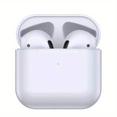 Earpods Pro 5 Trådløse Bluetooth Øretelefoner Headset med Omdøb GPS-støtte Ios/android Hvid 4.4*4.5*2.1cm