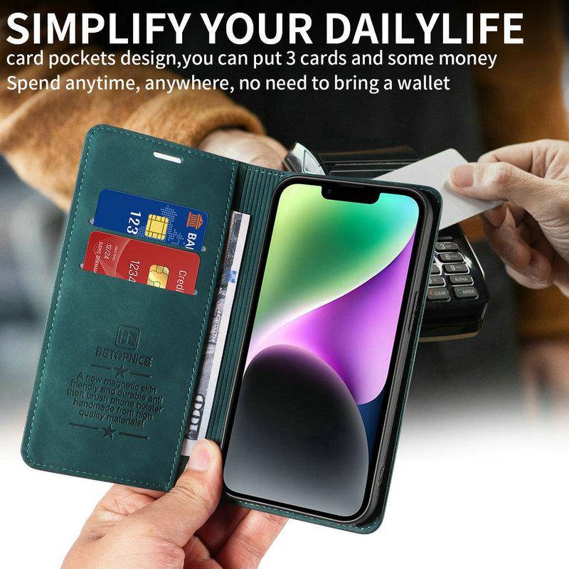 För Samsung Galaxy X Cover7 Pro 5G 2025 Läderfodral Magnetisk Plånbok RFID-kort Fodral Samsung X Cover 7 Pro SM-G766 XCover7 Funda röd